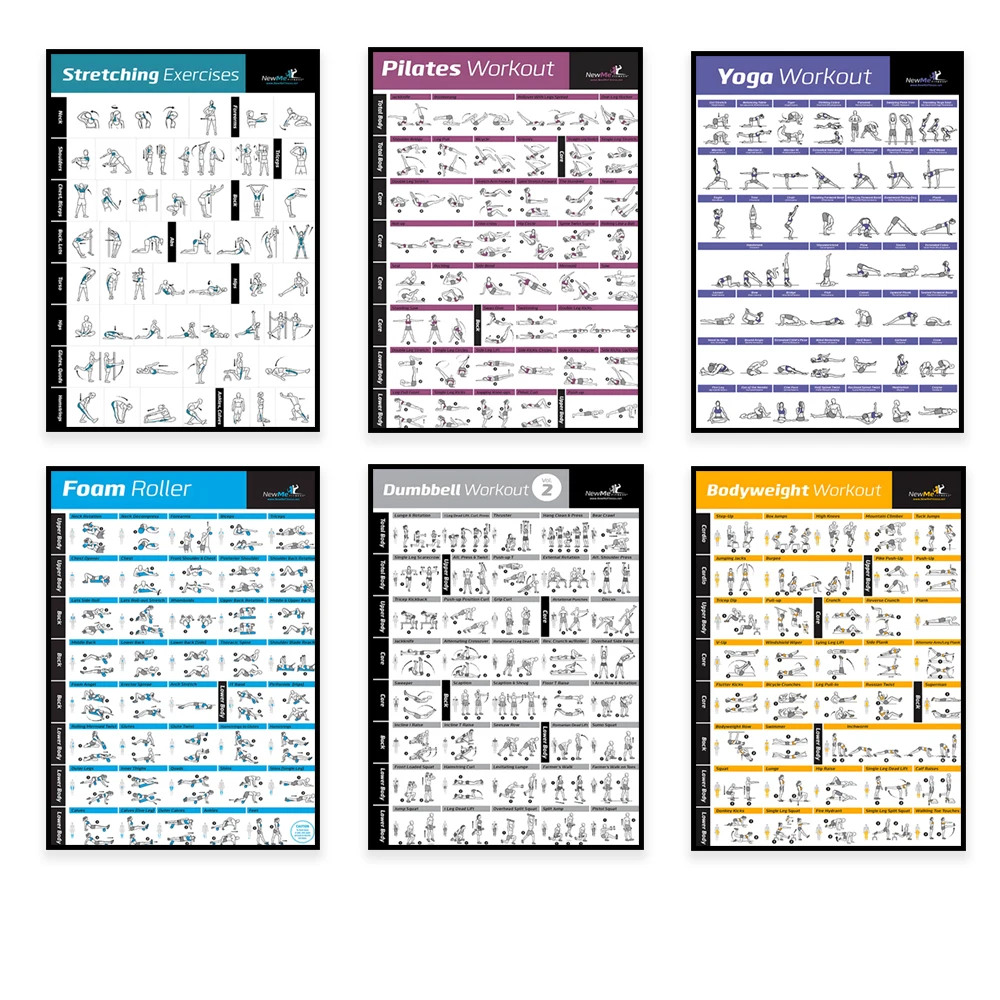 Home Gym House - Body Exercise Training Chart Workout Home