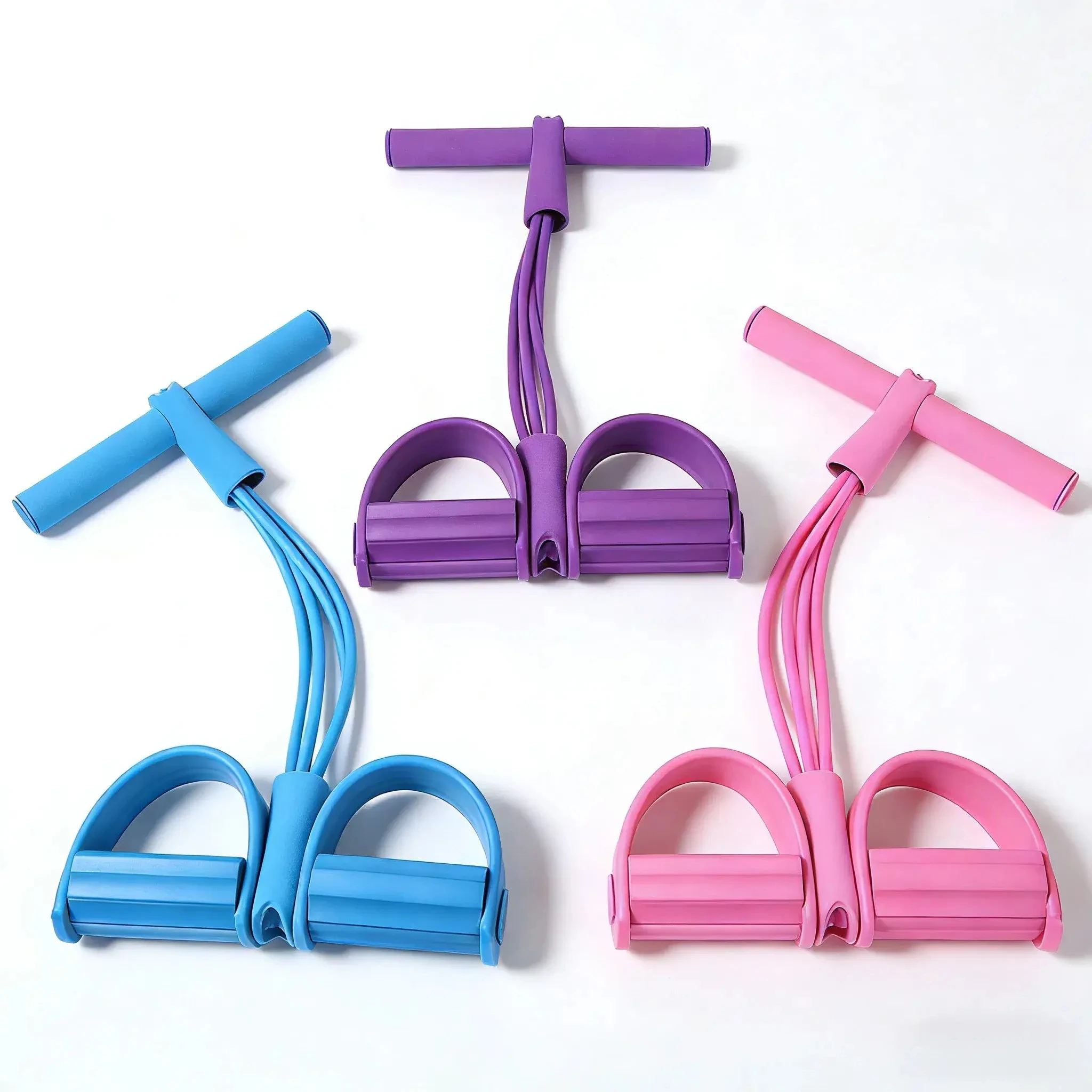 Home Gym Used - 4 Resistance Elastic Pull Rope Training