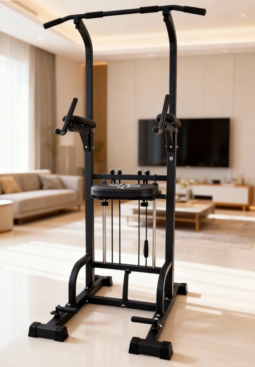 Pull Up Bar Tower - Power Tower Pull-Up Dip Station 450LBS