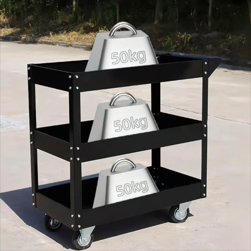 Home Gym Folding Rack - Fitness Equipment Storage Rack, Adjustable Multi-Tier