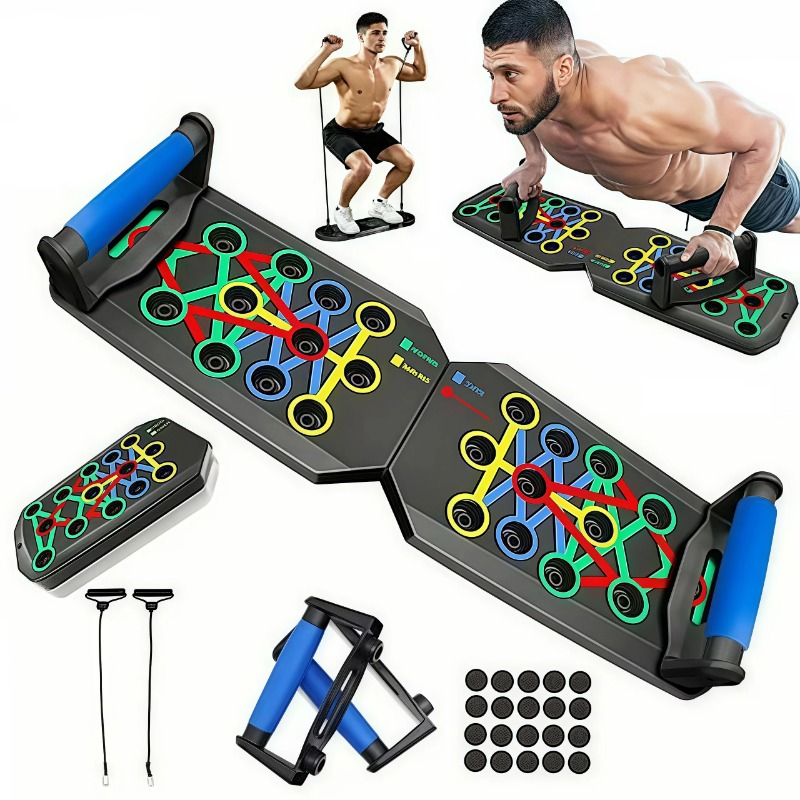 Home Gym House - Foldable Push Up Board with Resistance