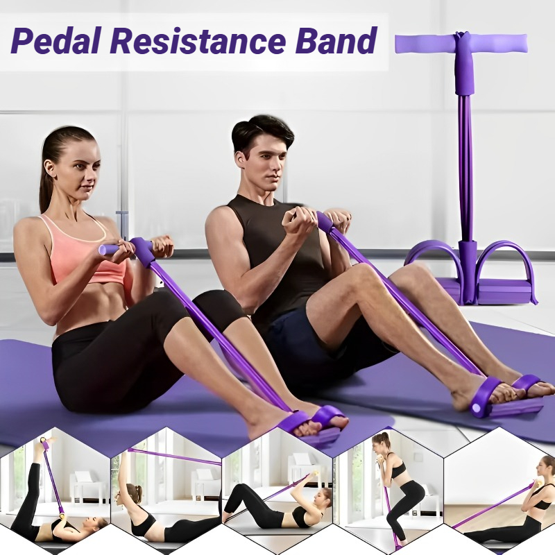 4 Resistance Elastic Pull Rope - Home Gym Used recension och pris