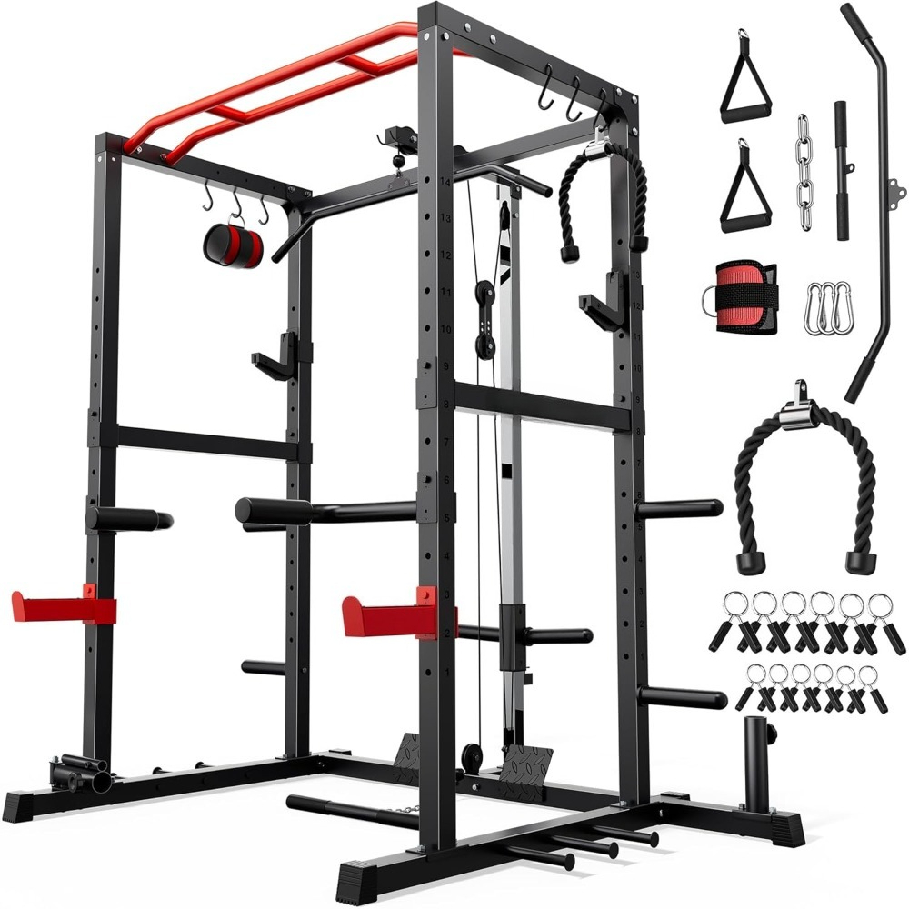 Multi-Functional Power Cage Sq - Home Gym Lat Pulldown recension och pris