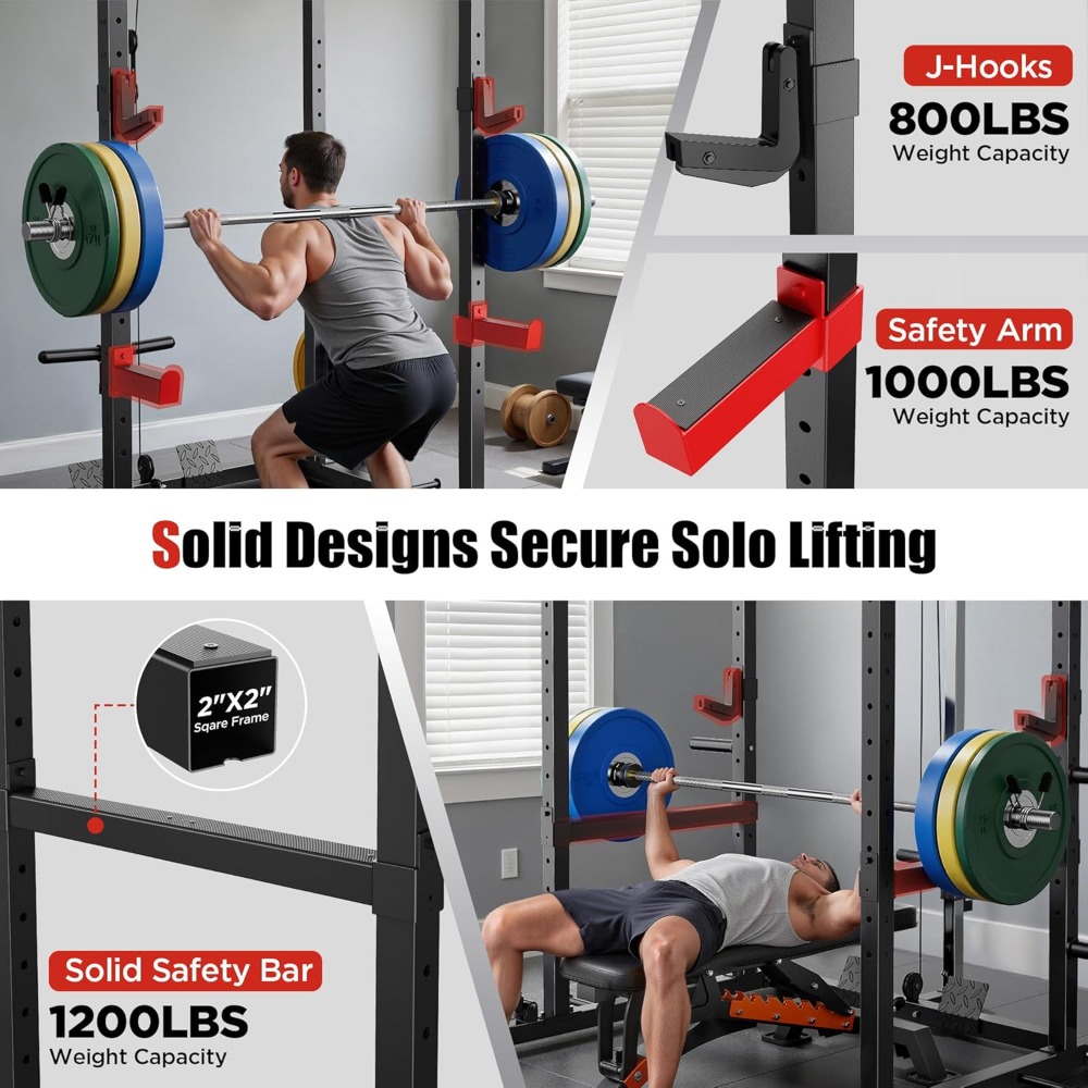 Multi-Functional Power Cage Sq - Home Gym Lat Pulldown recension och pris