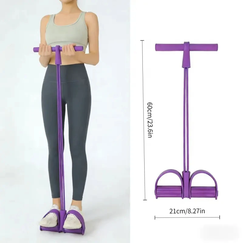 4 Resistance Elastic Pull Rope - Home Gym Used recension och pris