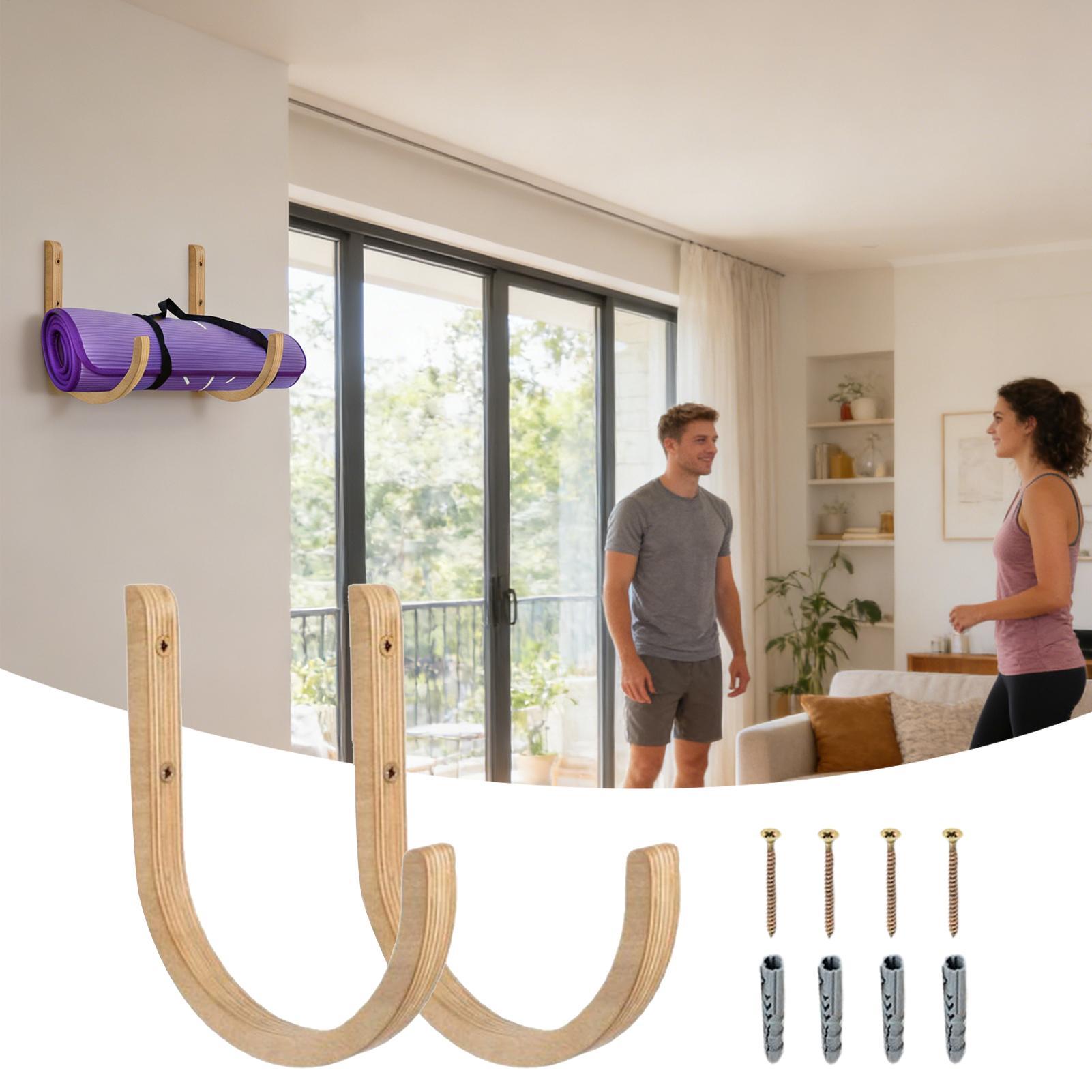 Yoga Mat Organizer 2 Pieces Wo - Home Gym Folding Rack recension och pris