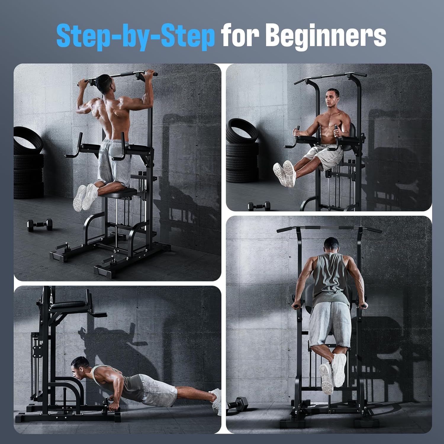 Power Tower Pull-Up Dip Statio - Pull Up Bar Tower recension och pris