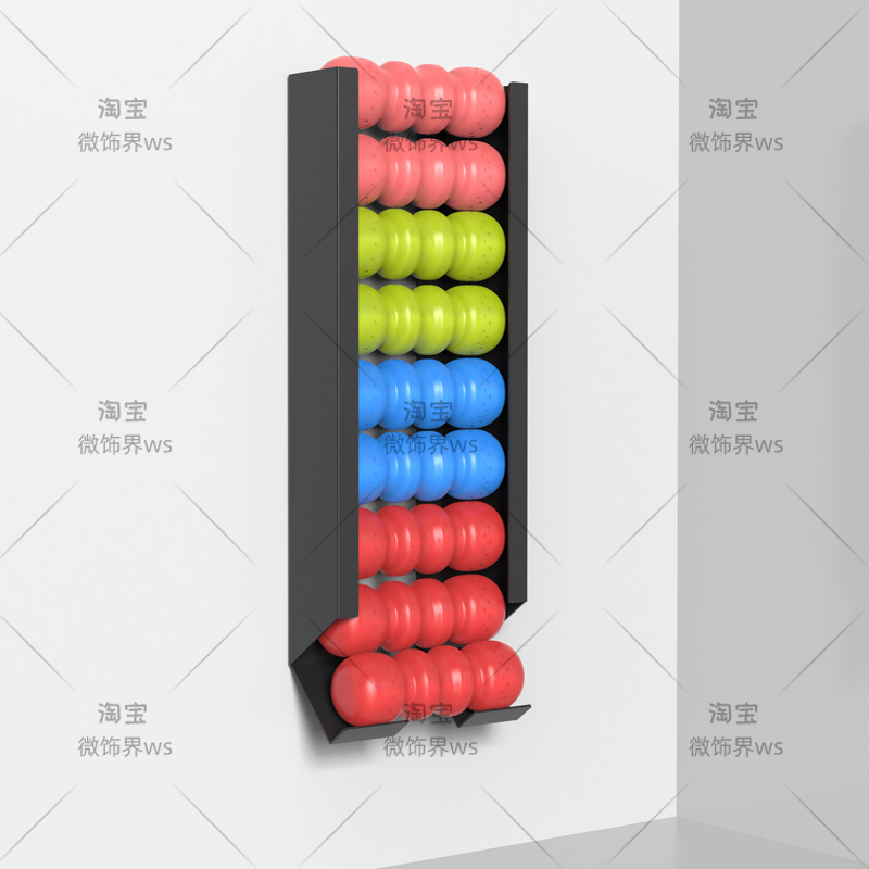 ‌Wall Mounted Sports Ball Rack - Home Gym Folding Rack recension och pris