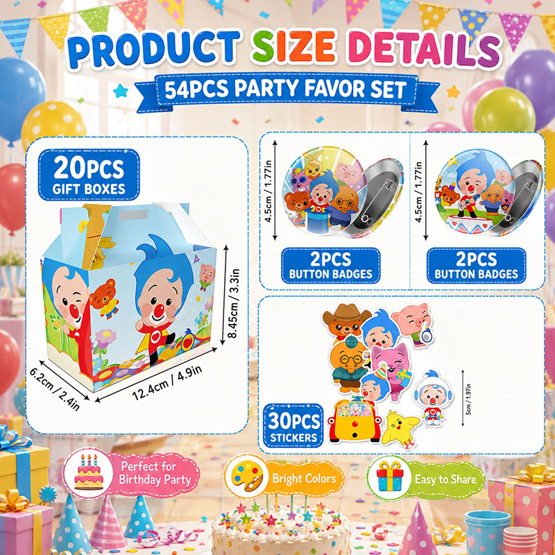 PLIM Cartoon Pattern Paper box - Plyo Box Set recension och pris