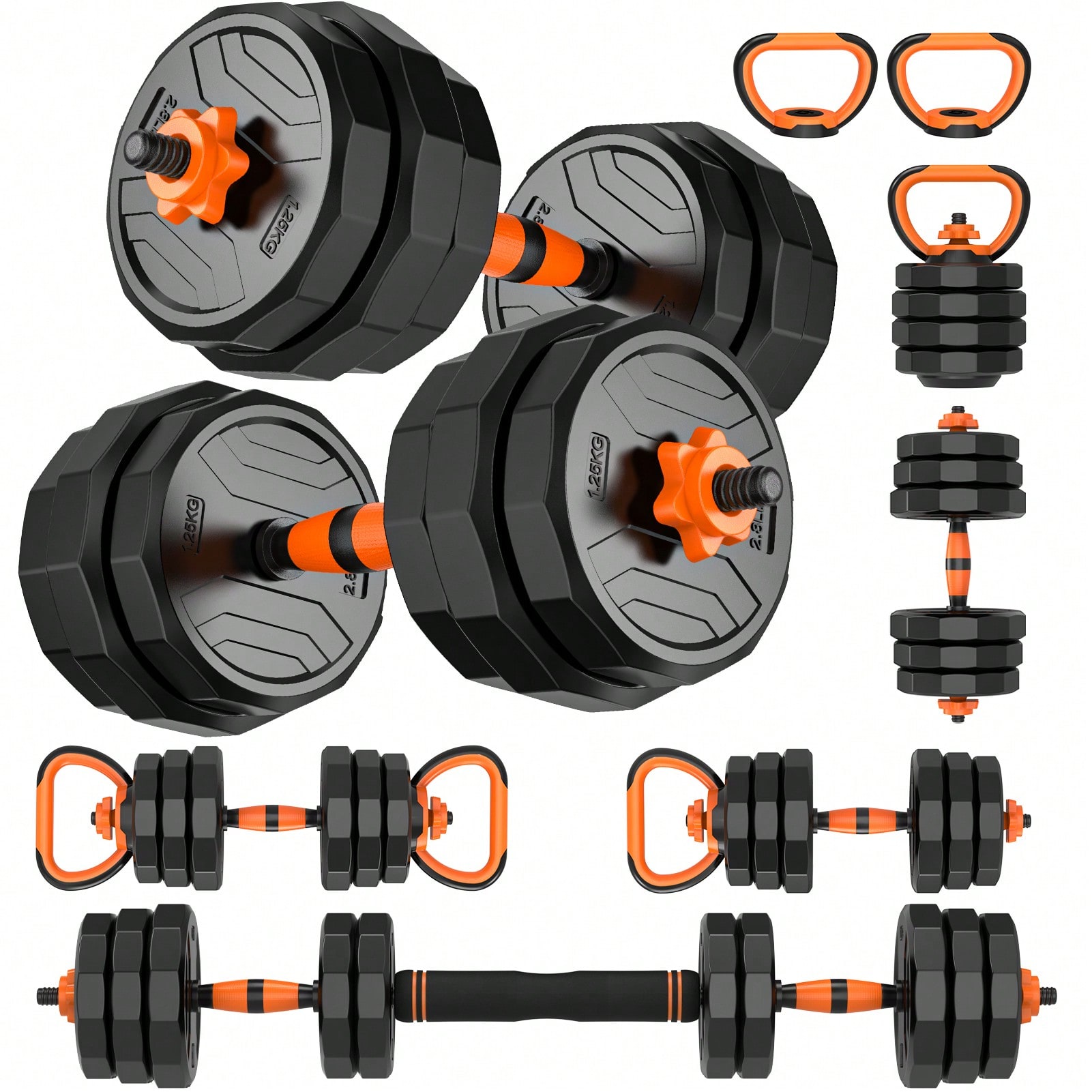 GIKPAL 44lb 6-In-1 Adjustable  - Home Gym Used recension och pris