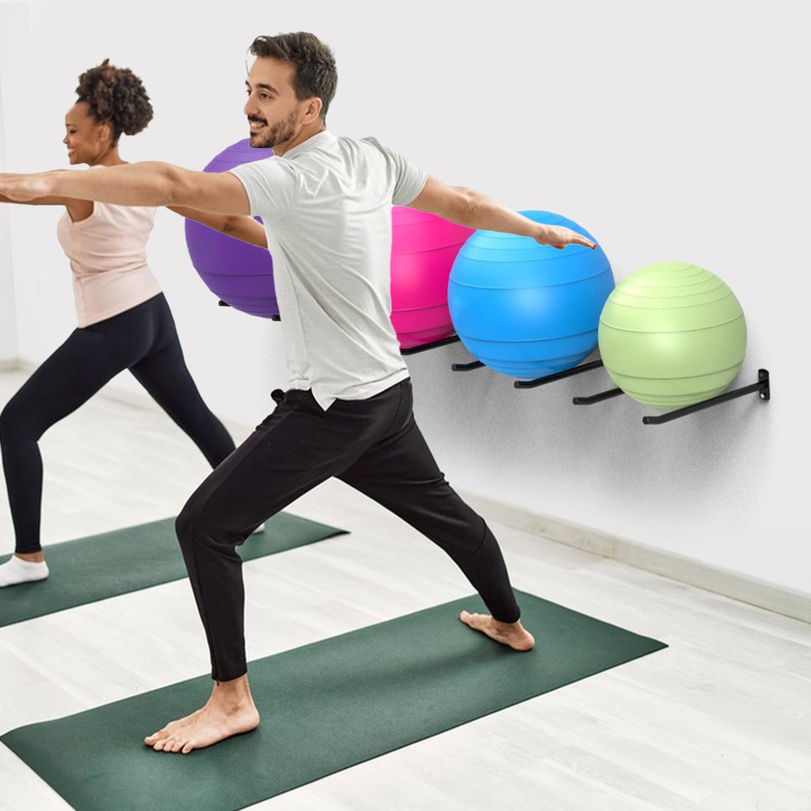 Yoga Ball Wall Mount Storage R - Home Gym Folding Rack recension och pris