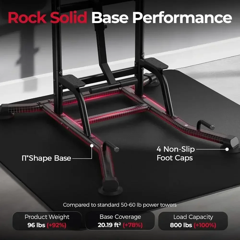 Power Tower with Assisted Knee - Pull Up Bar Tower recension och pris