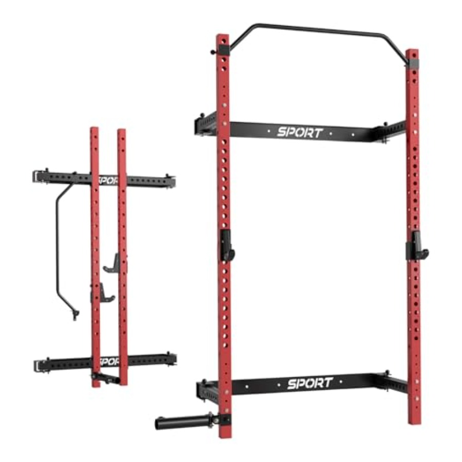 Home gym folding squat rack: s - Home Gym Folding Rack recension och pris