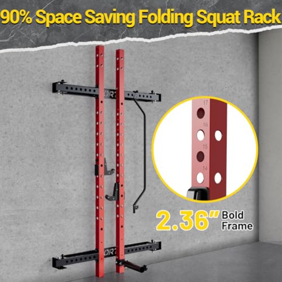 Home gym folding squat rack: s - Home Gym Folding Rack recension och pris
