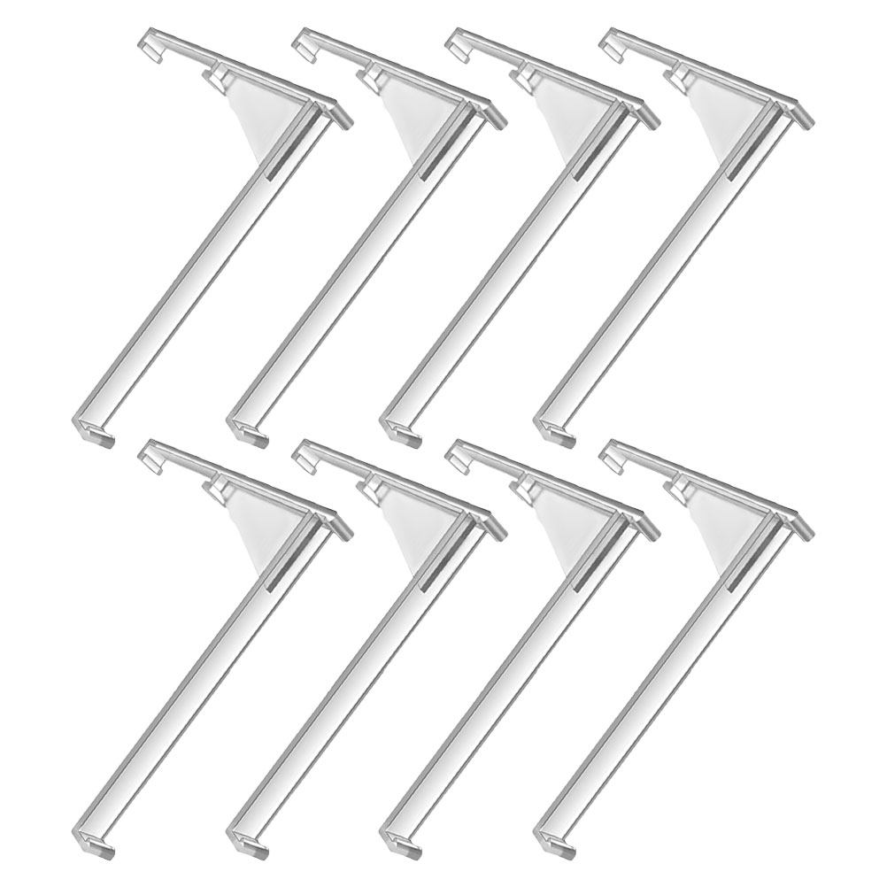8Pcs Clear Valance Clips Plast - Vertical Leg Press recension och pris