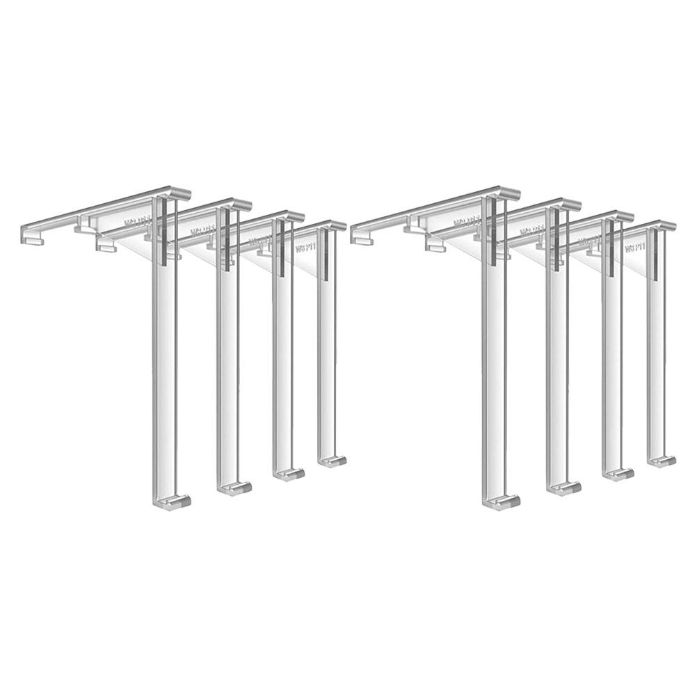 8Pcs Clear Valance Clips Plast - Vertical Leg Press recension och pris