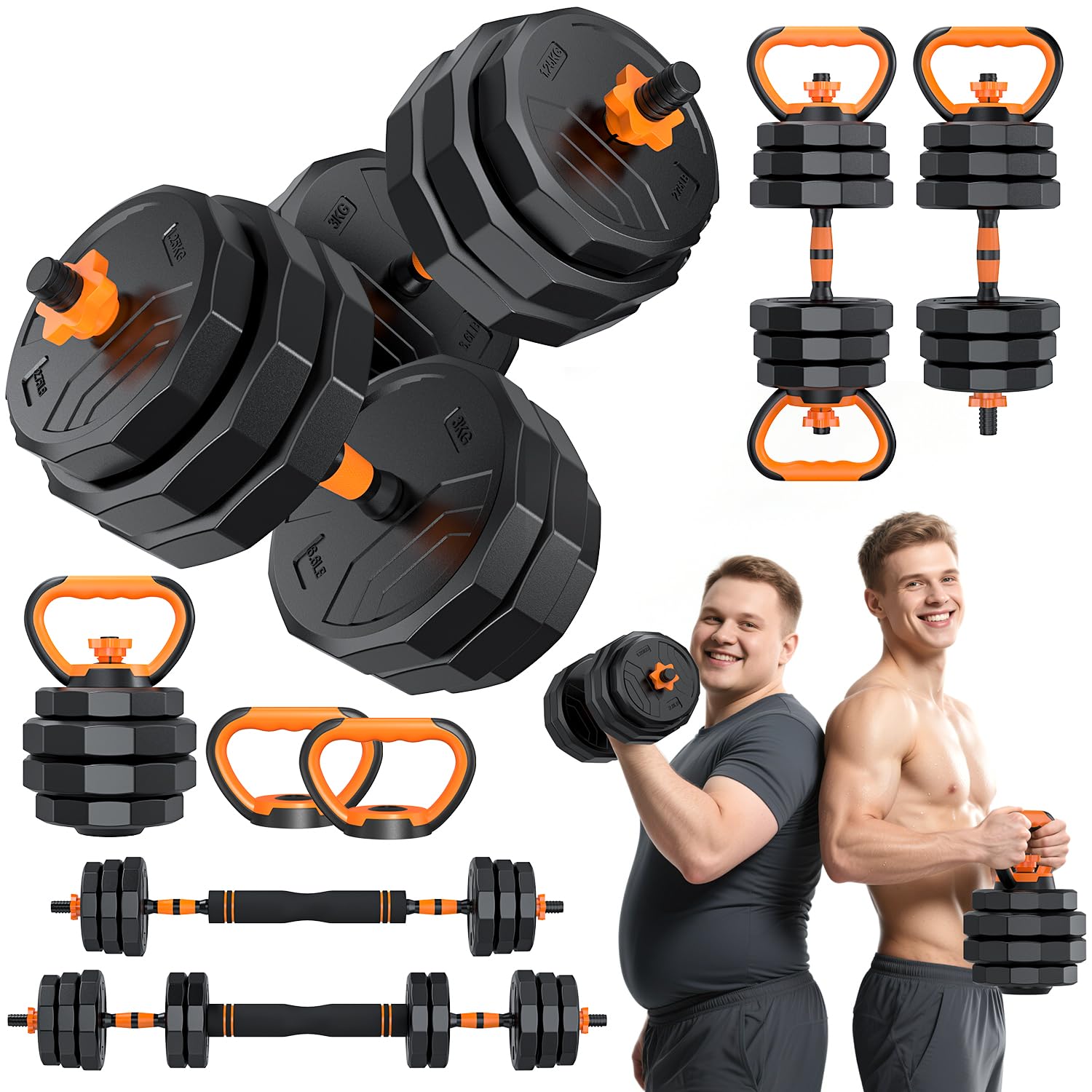 5-in-1 Adjustable Dumbbell 33- - Home Gym Used recension och pris