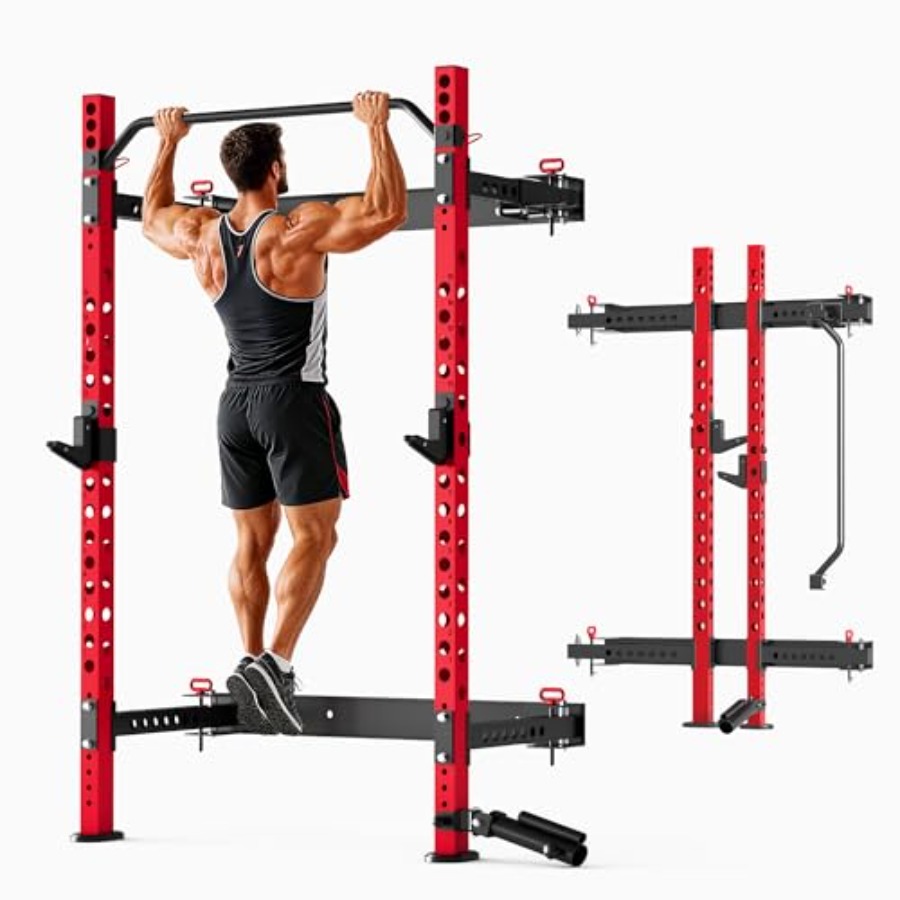 Home gym folding squat rack, s - Home Gym Folding Rack recension och pris