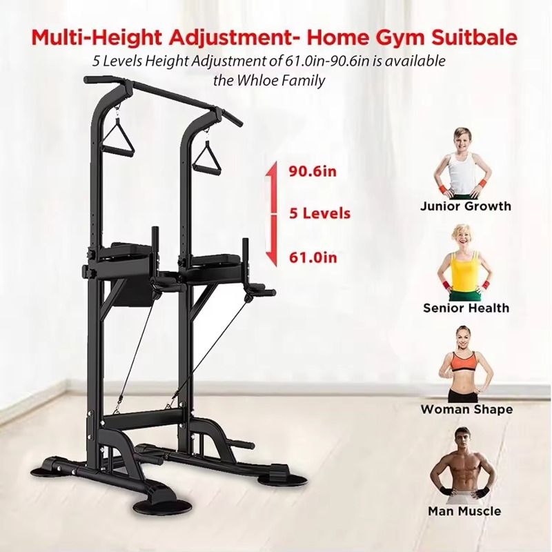 New Design Pull-up Dip Bar Adj - Pull Up Bar Tower recension och pris