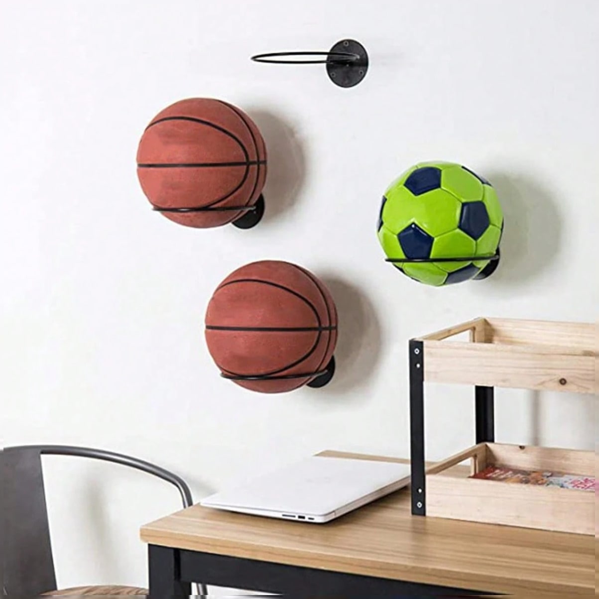 Space Saving Wall Mounted Bask - Home Gym Folding Rack recension och pris