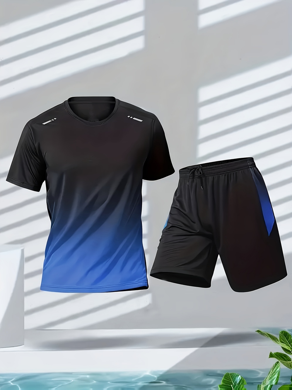 2026 Summer Man Set 2PCS Short - Home Gym Full Body recension och pris