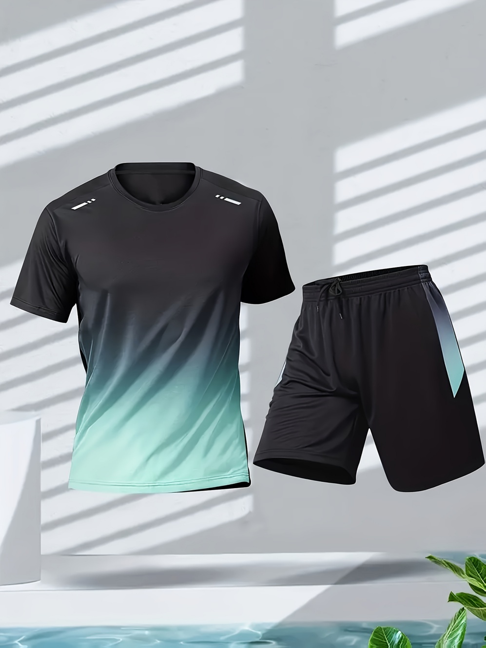 2026 Summer Man Set 2PCS Short - Home Gym Full Body recension och pris
