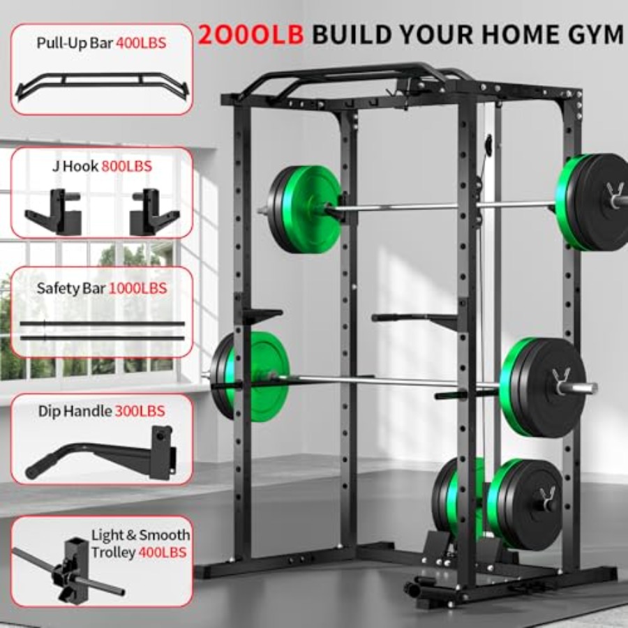 Home gym power rack with LAT p - Home Gym Lat Pulldown recension och pris