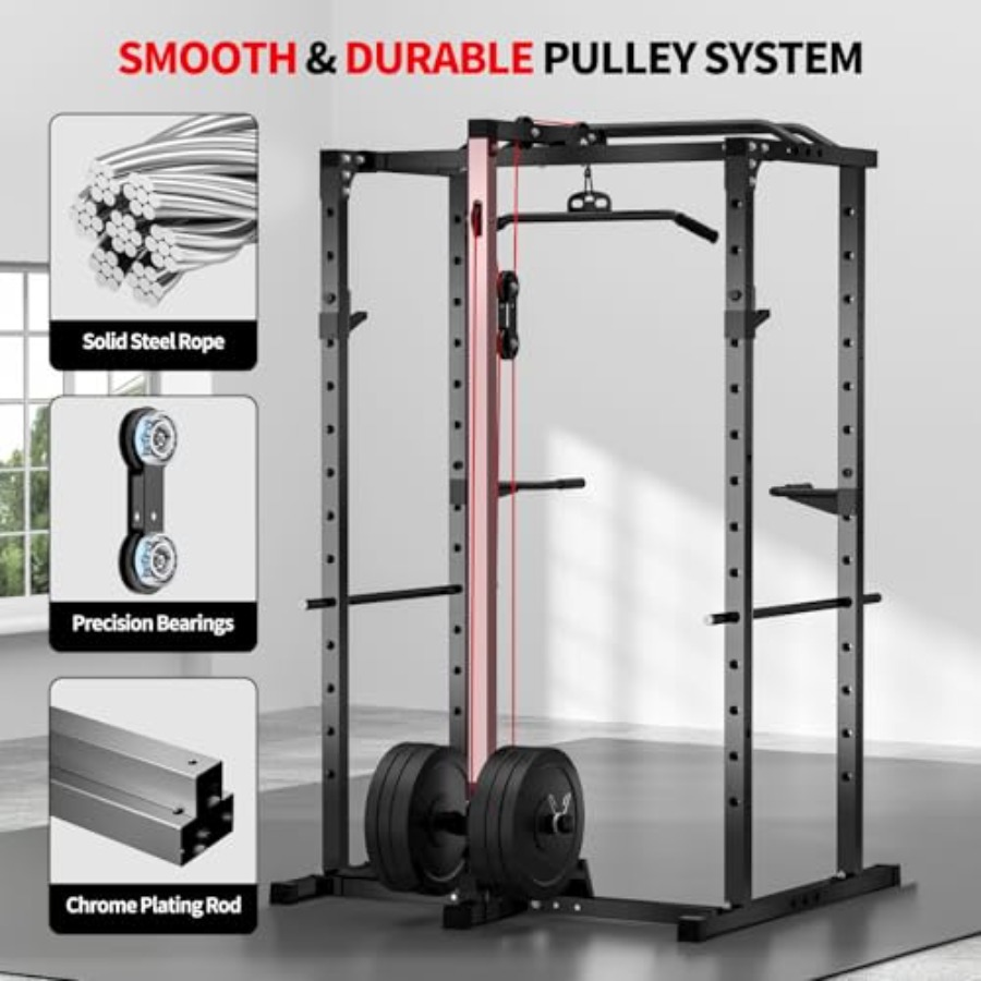 Home gym power rack with LAT p - Home Gym Lat Pulldown recension och pris
