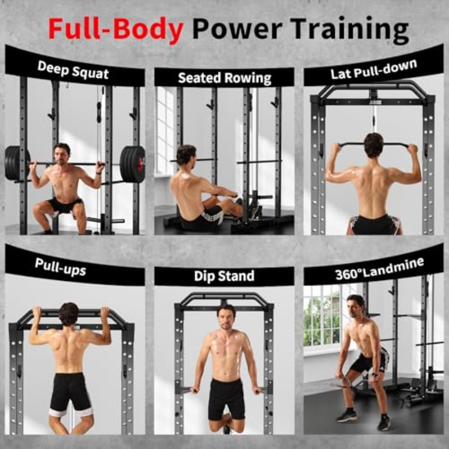 Home gym power rack with LAT p - Home Gym Lat Pulldown recension och pris