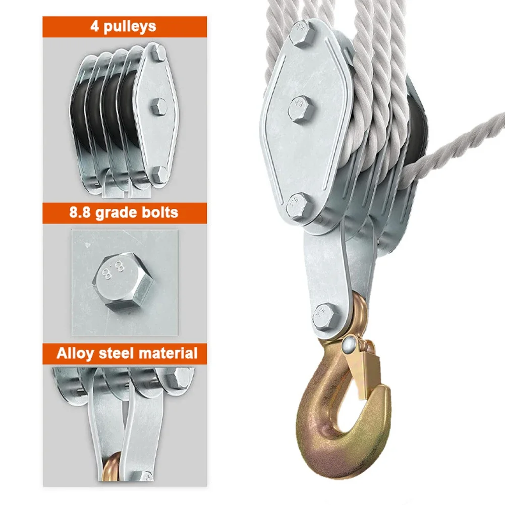 270° Rotatable Rope Pulley Blo - Pull Up Bar Tower recension och pris
