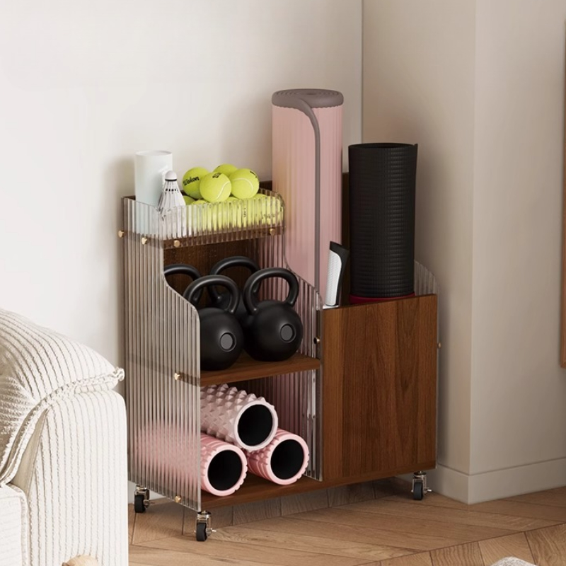 Yoga Mat Storage Organizer Bas - Home Gym Folding Rack recension och pris