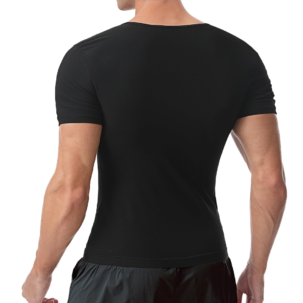 1PCS  Short Sleeve Sauna Shirt - Home Gym Full Body recension och pris