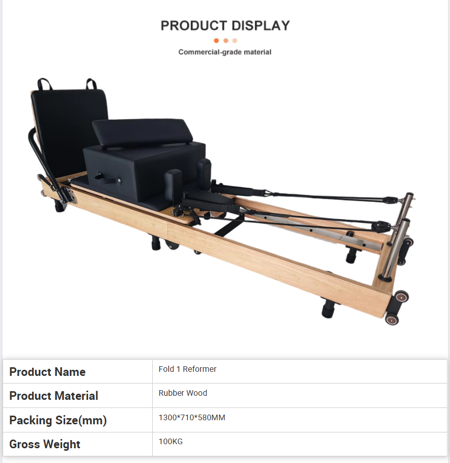 Space-Saving Foldable Oak Pila - Home Gym Exercise recension och pris