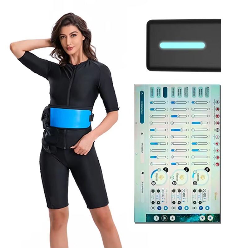 Wireless EMS Muscle Machine wi - Home Gym Electric Machine recension och pris